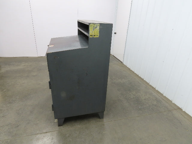 Strong Hold Extreme Duty 12 GA Shop Desk 1 Drawer Riser Shelf 36x28x54"