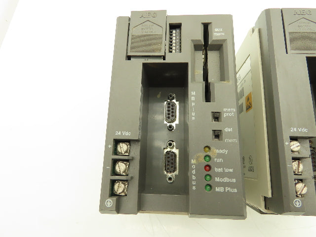 AEG PC-A984-145 PLC CPU Processor Module 24V Lot of 2
