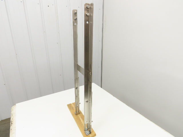 8" Tabletop Conveyor Stainless Leg Support H-Stand 32"-42" Adj Height