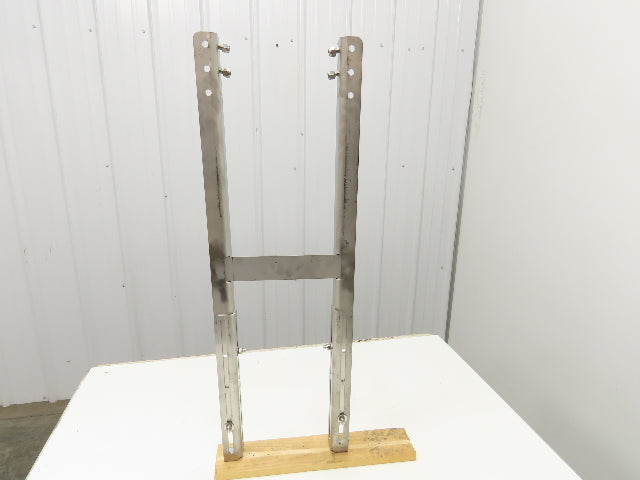 8" Tabletop Conveyor Stainless Leg Support H-Stand 32"-42" Adj Height