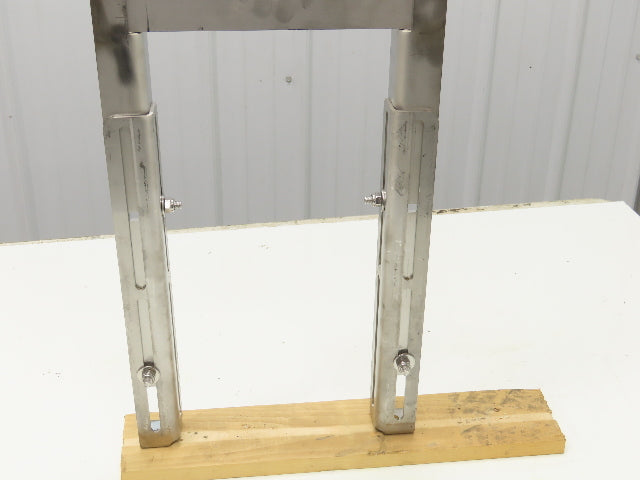 8" Tabletop Conveyor Stainless Leg Support H-Stand 32"-42" Adj Height