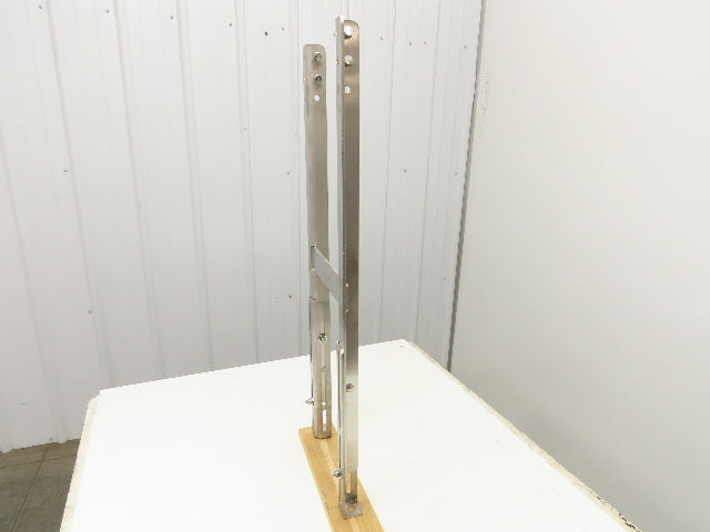 8" Tabletop Conveyor Stainless Leg Support H-Stand 32"-42" Adj Height