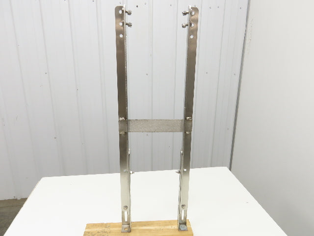 8" Tabletop Conveyor Stainless Leg Support H-Stand 32"-42" Adj Height