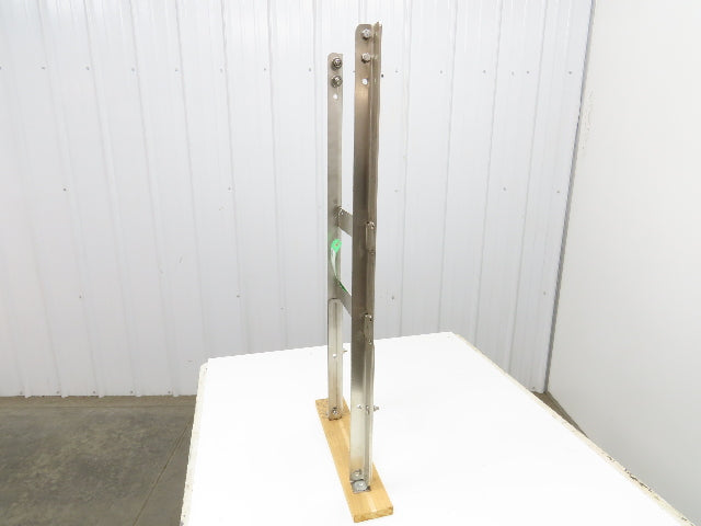 9-3/4" Tabletop Conveyor Stainless Leg Support H-Stand 38"-48" Adj Height