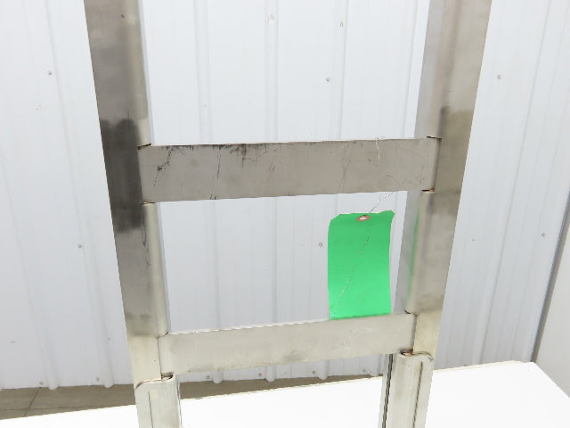 9-3/4" Tabletop Conveyor Stainless Leg Support H-Stand 38"-48" Adj Height