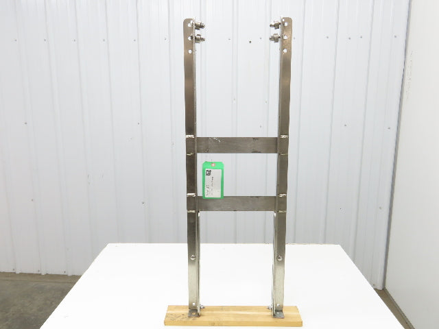 9-3/4" Tabletop Conveyor Stainless Leg Support H-Stand 38"-48" Adj Height