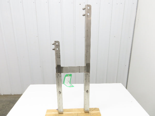 8" Tabletop Conveyor Stainless Leg Support H-Stand for Drive Section 33"-43"H