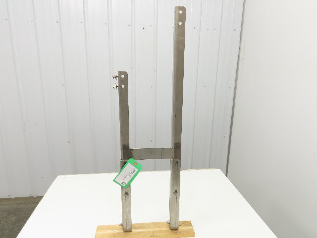 8" Tabletop Conveyor Stainless Leg Support H-Stand for Drive Section 38"-48"H