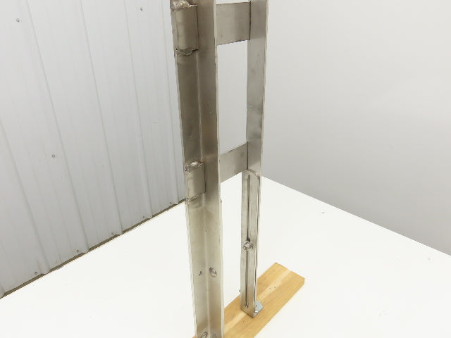4" Tabletop Conveyor Stainless Leg Support H-Stand 39"-49" Adj Height