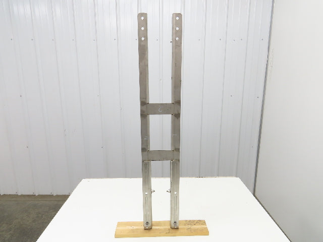 4" Tabletop Conveyor Stainless Leg Support H-Stand 39"-49" Adj Height