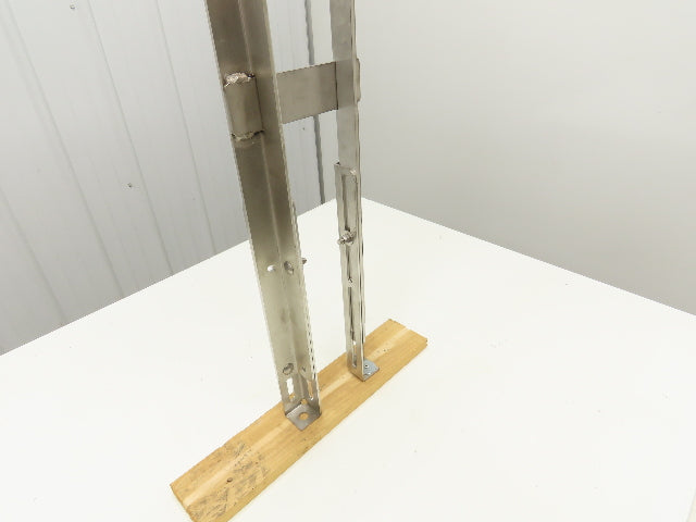 4" Tabletop Conveyor Stainless Leg Support H-Stand 43"-53" Adj Height