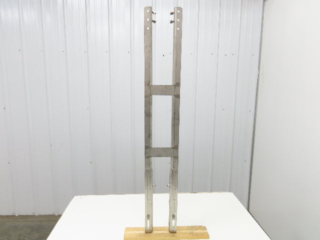 4" Tabletop Conveyor Stainless Leg Support H-Stand 43"-53" Adj Height