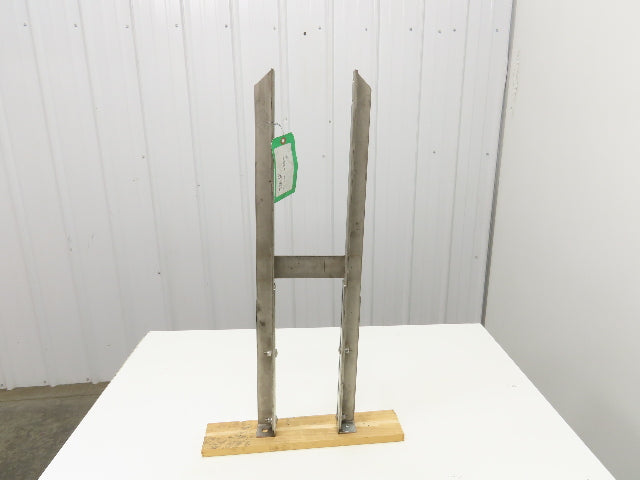 6" Tabletop Conveyor Stainless Leg Support H-Stand 31"-41" Adj Height