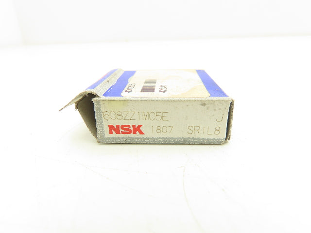 NSK 608ZZ1MC5E Deep Groove Ball Bearing 8mm ID 22mm OD Lot of 7