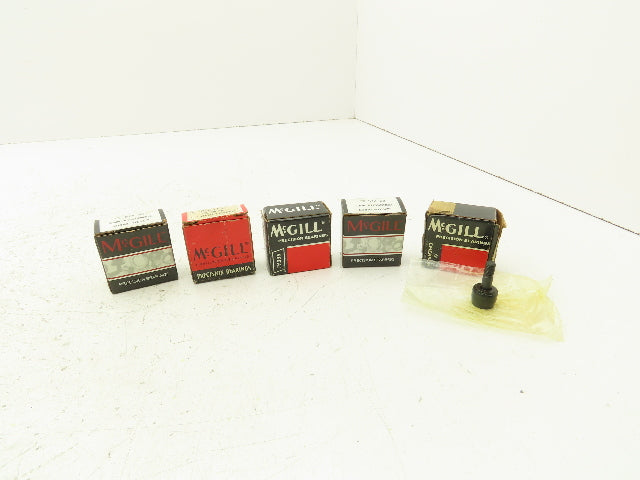 McGill CF 5/8 SB Flat Cam Follower 5/8" Roller Dia 1/4" Stud Dia Lot of 5