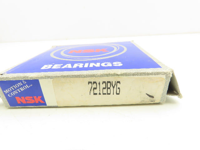 NSK 7212BYG Angular Contact Ball Bearing 60mm Bore 110mm ID