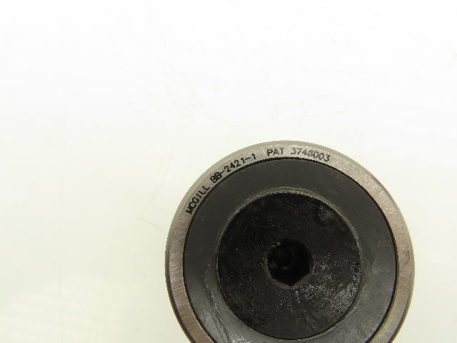 McGill BB-2421-1 Flat Cam Follower 2" Roller Dia. 7/16" Stud Dia. Lot of 3