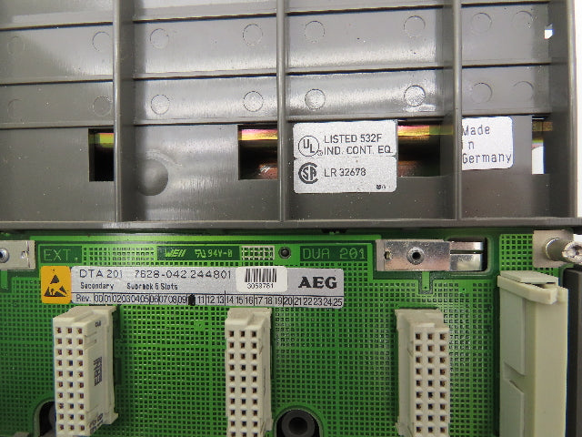 AEG PC-A984-145 Programmable CPU Control Input/Output 14 Card Rack