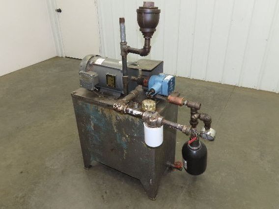 Continental PVR1-8B10-RM Hydraulic Power Unit 20 Gal 9 GPM 1000 PSI 3Hp 460V