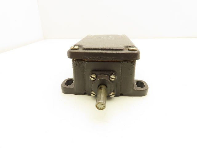 Schmersal MSP 452-11/11Y Rotating Spindle Limit Switch 250V 6A 3/8" Shaft