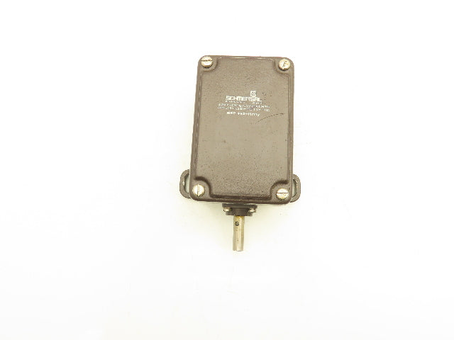 Schmersal MSP 452-11/11Y Rotating Spindle Limit Switch 250V 6A 3/8" Shaft
