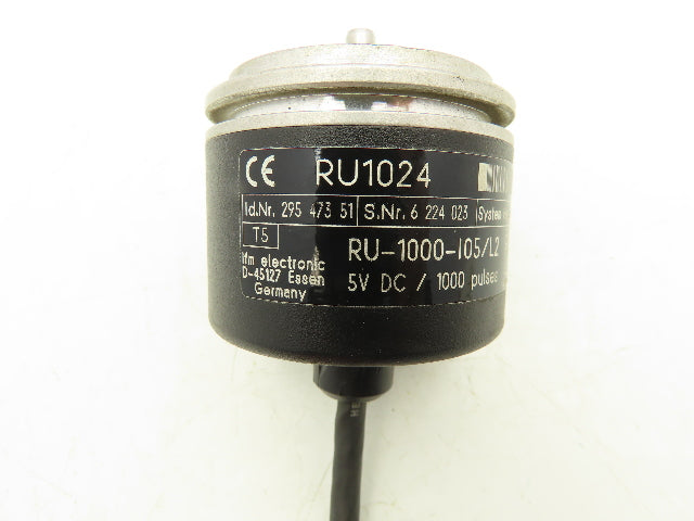 IFM RU-1000-I05/L2 Incremental Encoder 6mm Solid Shaft 5V 1000 Pulses
