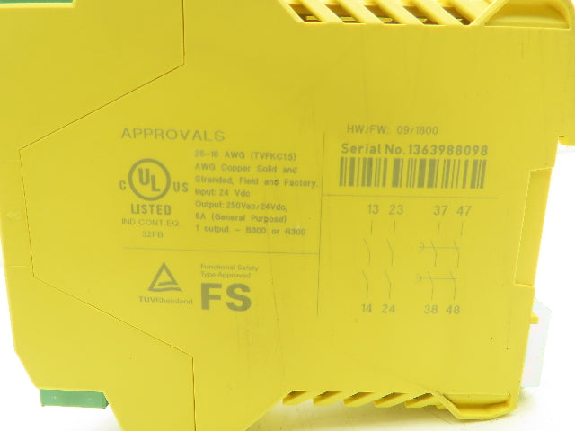 Phoenix Contact PSR-SPP-24DC/ESD/4X1/30 Safety Relay Module 24V