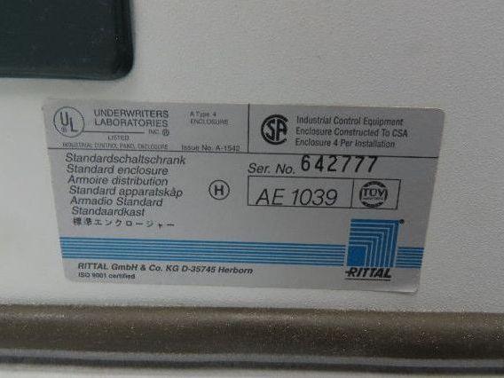 Rittal AE1039 Steel Electrical Enclosure with Backplate 380x600x200mm 15x24x8"