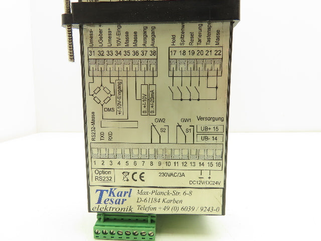 Universalmessverstarker DD980-HSDC24 PLC Digital Controller Module 230V 3A 24V