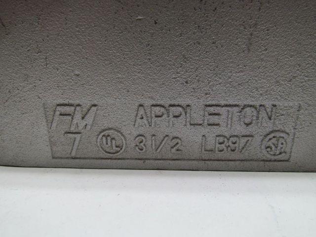 Appleton LB97 3 1/2" Grayloy-Iron Conduit Body LB Threaded Rigid