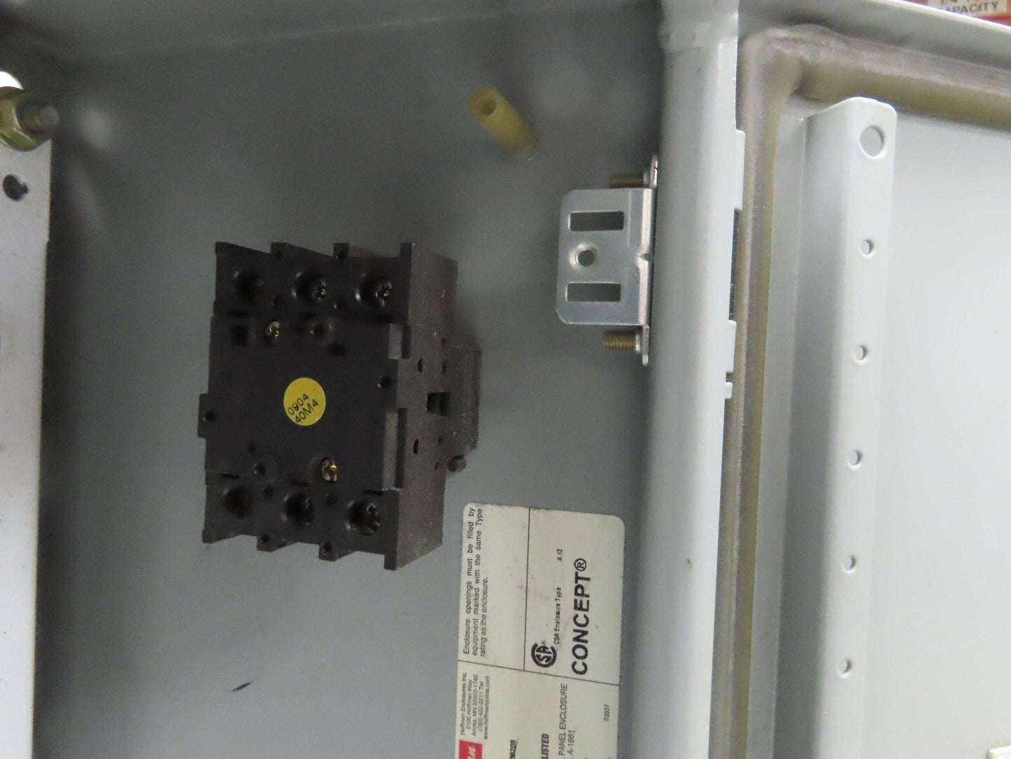 Hoffman CSD30208 Concept Electrical Enclosure Control Panel 30x20x8" Backplate