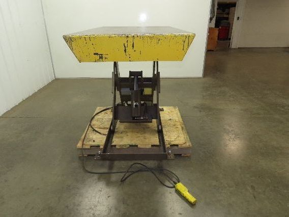 Autoquip 36S40 Hydraulic Scissor Lift Table 4000lb 36" Travel 34x58" Top 3Ph