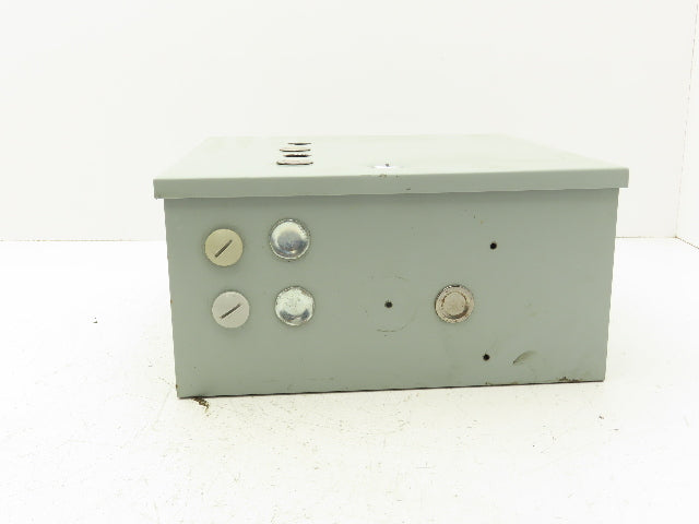 Hoffman A12N126 Electrical Enclosure Panel Box 12x12x6" NEMA Type 1