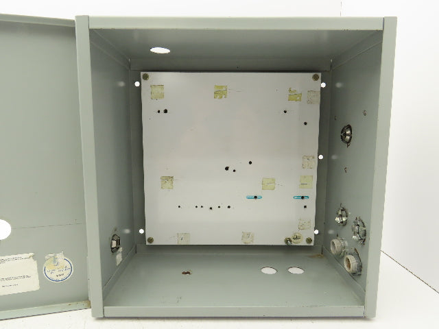 Hoffman A12N126 Electrical Enclosure Panel Box 12x12x6" NEMA Type 1
