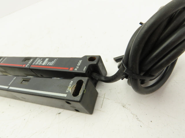 Keyence PJ-55A PJ-50A Light Curtain Sensor Transmitter And Receiver Set 12-24VDC