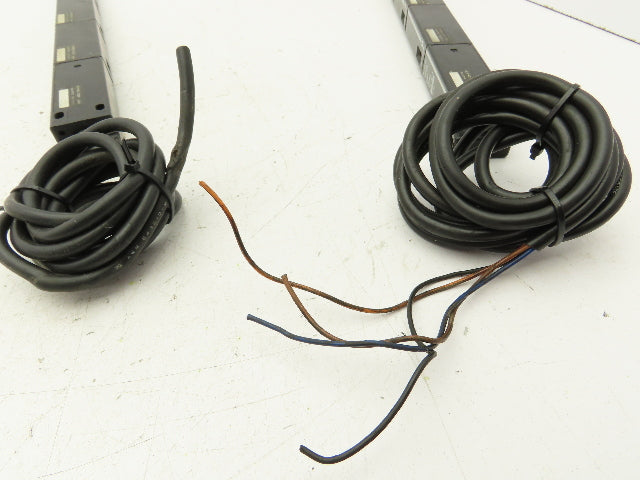 Keyence PJ-55A PJ-50A Light Curtain Sensor Transmitter And Receiver Set 12-24VDC