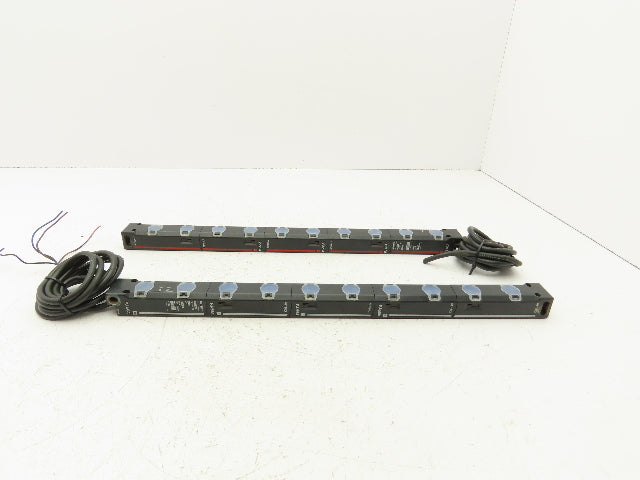 Keyence PJ-55A PJ-50A Light Curtain Sensor Transmitter And Receiver Set 12-24VDC