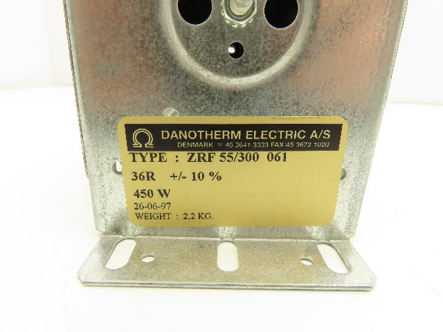Danotherm ZRF 55/300 36R Wire Wound Brake Resistor 450W 17 kOhm 55x300mm
