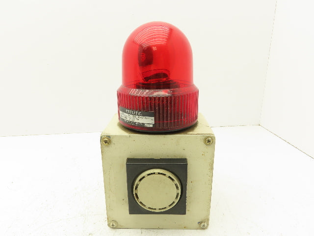 Patlite SKH-110 Revolving Warning Light Red 100VAC 12V 5W Bulb