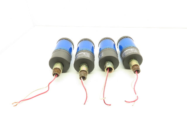Cutler-Hammer E26BL Stack Light Base Blue E26 Ser A2 Bulb Lot of 4