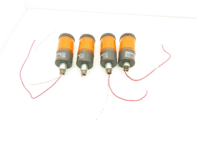 Cutler-Hammer E26BL Stack Light Base Amber E26 Ser A2 Bulb Lot of 4