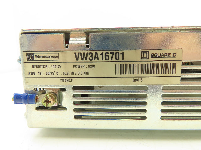 Telemecanique VW3A16701 Braking Resistor Module 100 Ohm 92W
