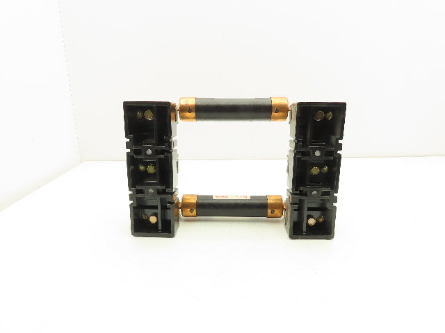 Allen Bradley X-410710 / X-400656 Fuse Block 3 Pole 100A 600V FLSR 80 Fuses