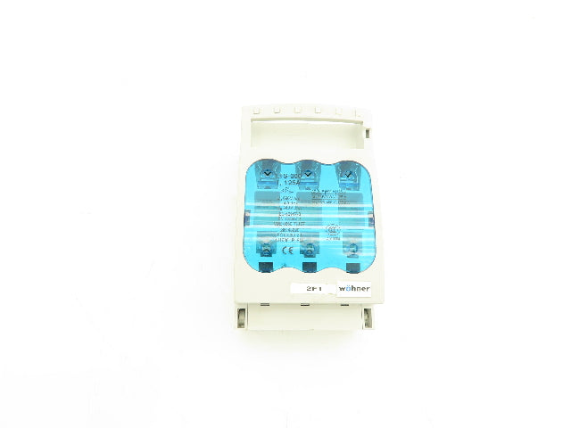 Wohner LTS-000 NH Fuse Switch Disconnector Size 000 125A 3 Pole