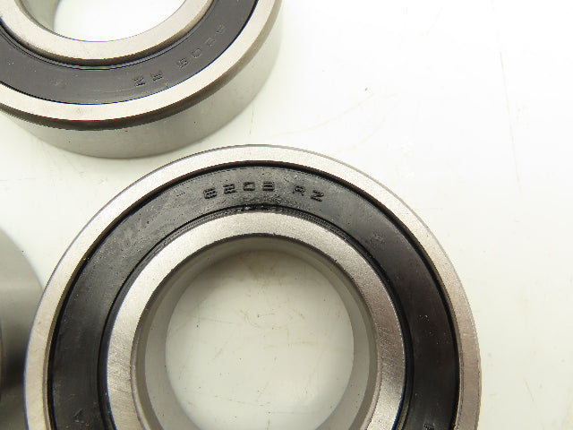 HRB 6208 RZ Deep Groove Ball Bearing 40mm Bore 80mm ID Lot of 5