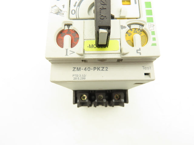 Moeller ZM-40-PKZ2 Motor Protection Relay 30HP 3Ph 480/277 VAC
