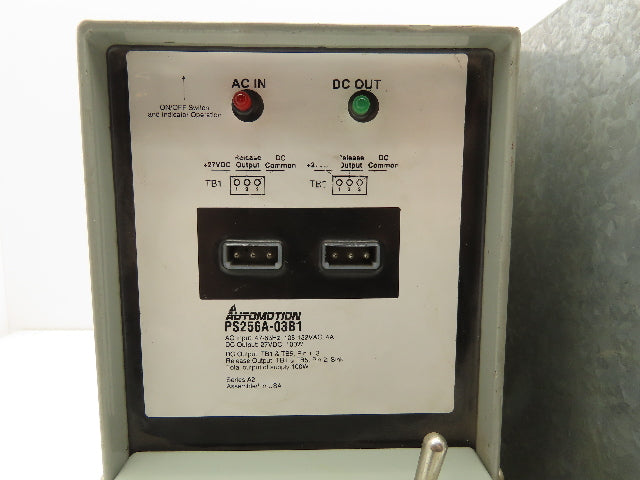 Eaton PS256A-03B1 Automotion Conveyor Power Supply 120V AC to 27V DC Output 100W