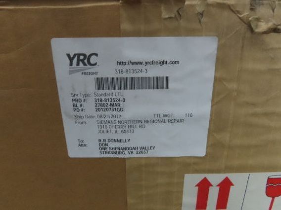 Siemens 6SE7027-2ED61-Z Simovert Masterdrive VC AC Converter Drive 480V 72A