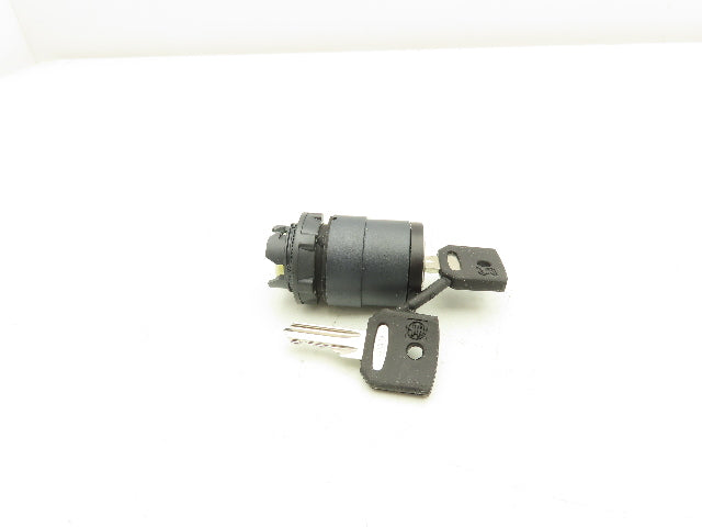 Schneider Electric ZB5AG7 Keyed Selector Switch 3-Position Spring Return 22mm