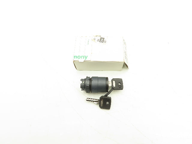 Schneider Electric ZB5AG7 Keyed Selector Switch 3-Position Spring Return 22mm